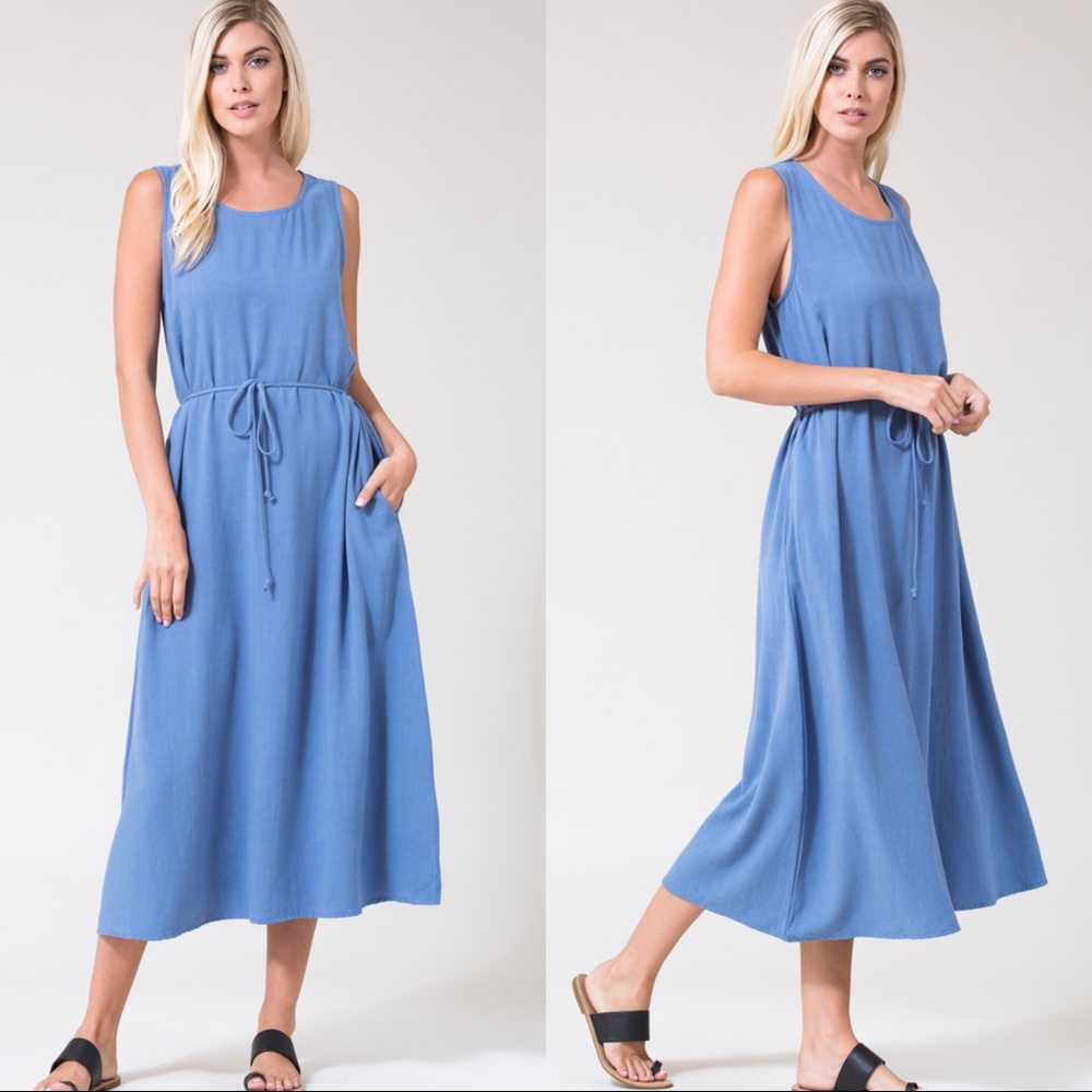Love In Blue Dress
